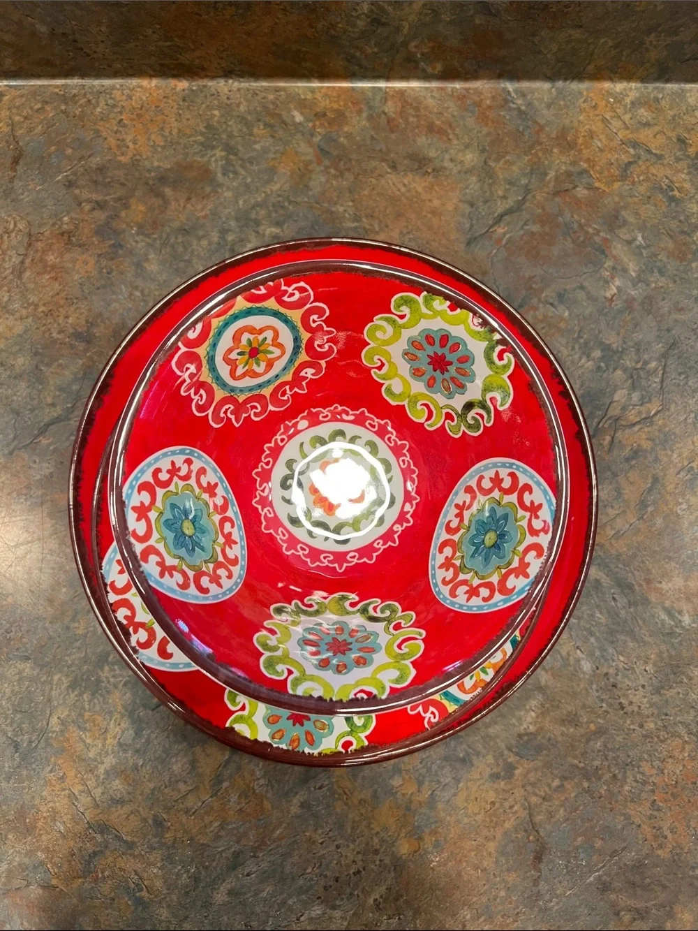 Laurie Gates vibrant red